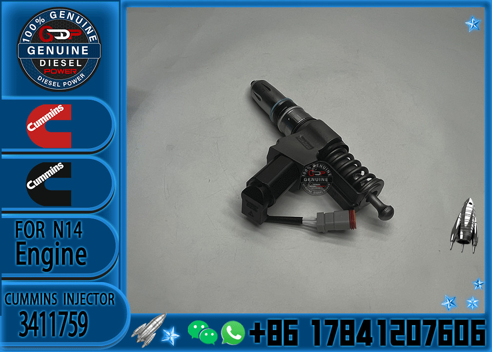 Common Rail Fuel Injector 4307795 3411767 3411759 3411381 For Cummins QSN14 N14 Engine