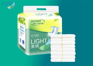 China 1500ml Absorbed Urine Disposable Adult Diapers Skin Friendly 70x110mm wholesale