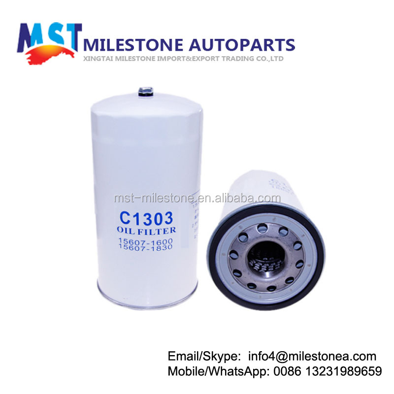 Truck oil filter 15607-1600 15607-1830 LF3818 for C-1303