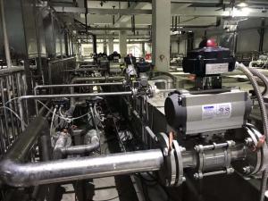 China DN25 - DN500 Emergency Shut Down Valve / Pneumatic Two Way Flange Valve wholesale