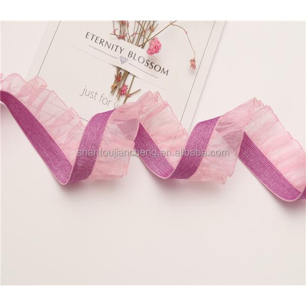 24mm Nylon Lace Elastic Band Underwear Lady Lace Elastic Trim