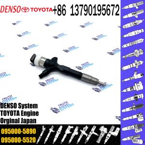 China 1KD-FTV Common Rail Fuel Nozzle Injector 095000-6180 095000-5890 For TOYOTA 23670-30080 wholesale