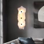 Natural Marble Wall Lamp Bedroom Bedside Lamp Luxury Living Room Wall Lamp
