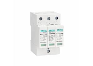 China BRITEC AC 12.5kA BR-12.5M 275V T1+T2 Surge Arrester Class B+C wholesale