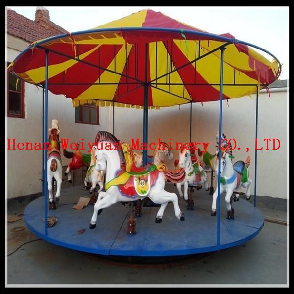 12 seats simple amusement park carousel rides; carousel horse sale; carousel