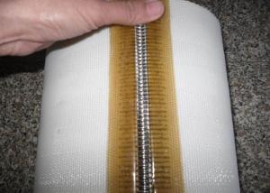 China Sludge Dewatering Belt Filter Cloth PET Material Twill Style 120 Degree Heat Resistance wholesale