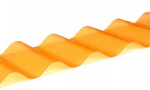 China 1080mm Width Polycarbonate Corrugated Roof Tiles 10 Years Guarantee wholesale