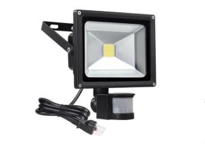 China 1000LM 10 Watt Waterproof LED Flood Lights PIR Motion Sensor / Outdoor Led Floodlight wholesale