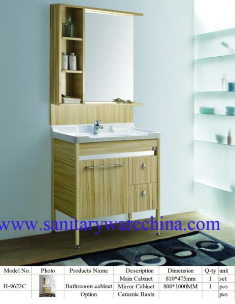 Modern Alunimun Bathroom Vanity/ aluminum alloy bathroom cabinet/Mirror Cabinet