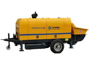 China 50m3/H Hydraulic Concrete Pump / Stationary Concrete Pump Diesel Engine Type wholesale