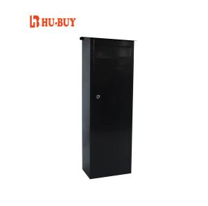 China Housing Garden Free Standing Steel Mailbox Waterproof Post Box wholesale