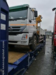 China ZZ5168K5210D1 Xcmg 5T Crane Boom Truck With Cabin H5 Flat Roof EURO 4 220hp Engine wholesale