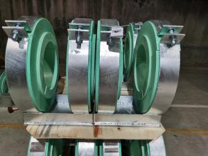 China 160K double clamps chemical energy pipe Sliding Pipe Support wholesale