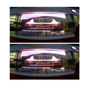 China Transparent Peelable LED Display Screens Advertising Touch Screen Type wholesale
