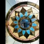 Islam Dome Triple Glazing Tempered Stained Glass For Mosque Handmade Decorative