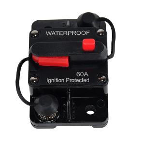 China 60 Amp Circuit Breaker 48V Manual Reset Single Pole On Off Switch For Truck wholesale