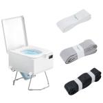 Disposable Portable Toilet Waste Bags White / Black / Grey Biodegradable Toilet