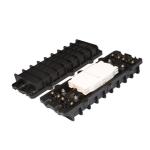 24 Single Fiber Optical Fiber Splice Closure 420*150*110mm Outer Metal Component