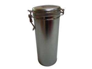 China Round Sealed Tin Cans For Tea Storage , Airtight Metal Box With Lid 81*208Hmm wholesale