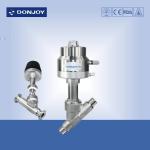 Plastic Pneuamtic Angle Seat Valve with Tri clamp end According ASME BPE