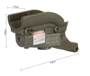 China 635 - 650nm Wave Length Laser Hunting Scope Seamlessly Integrated OEM Acceptable wholesale