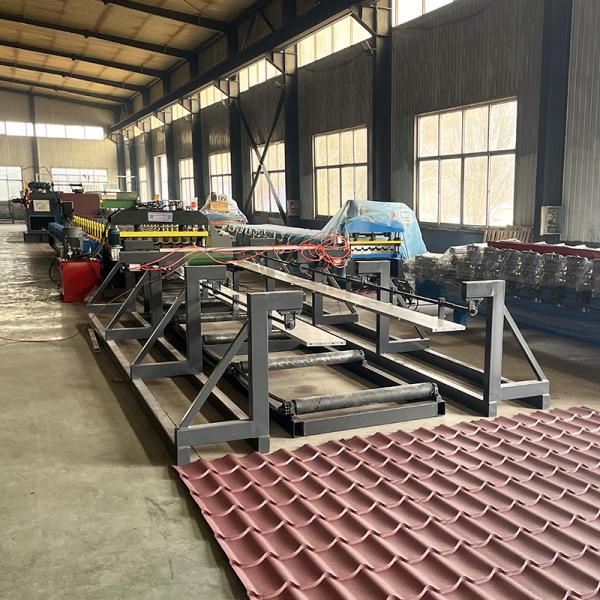 Automatic Color Steel Roofing Tile Roll Forming Machine