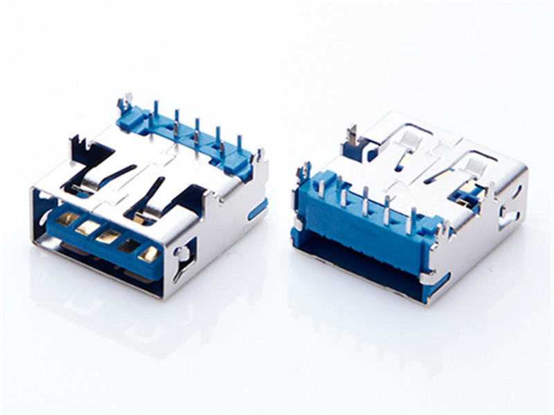 USB3.0 Female A Type, Receptacle, Connector,DIP,H=6.26, HULYN