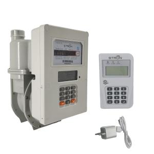 China STS Standard 0.7bar G4 Smart Gas Meter With Split Keypad wholesale