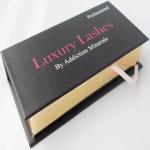 white appeal cosmetics fine mink eyelash paper box with magnet clousre