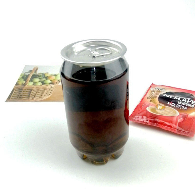 Customized 310ml Small Clear Plastic Juice Bottles With Lids