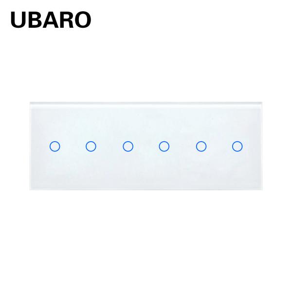 228 Type 222Gang Stylish Tempered Glass Touch Light Switch Wifi Smart Light