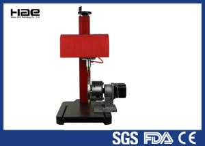 China Desktop Rotary Pneumatic Dot Peen Marking Machine 100w For Steel Pipe wholesale