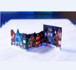 3D Voice Recording Christmas Cards CMYK Printing Open Autoplay