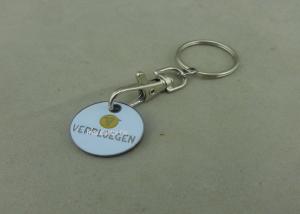 China Personalised 2D Brass Stamped Trolley Coin 2.33 Mm Thickness For Store / Shop wholesale