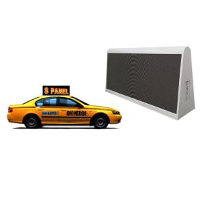 China Outdoor full color taxi top screen P5 P4 led display board for moving advertising wholesale
