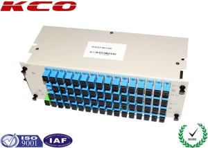 China LGX Module G657A Fiber Optic Splitter FTTH GPON PON 1 x 64 Port wholesale
