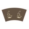 Buy cheap Single Walled Cup Stock Paper 300gsm Compostable Paper Cup Fan from wholesalers