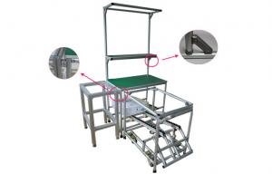China Aluminum Frame Pipe Workbench / Workstation Aluminum Pipe Rack As Display Table wholesale