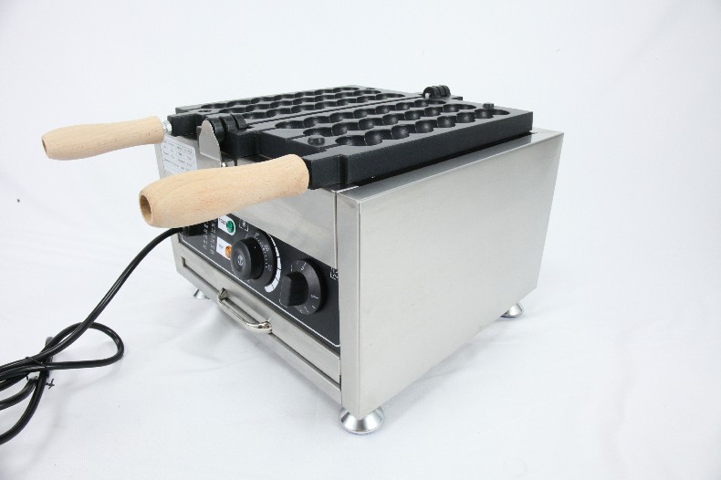 Electric Takoyaki Machine Balls Baking Waffle Maker with Temperature Range 50-300C