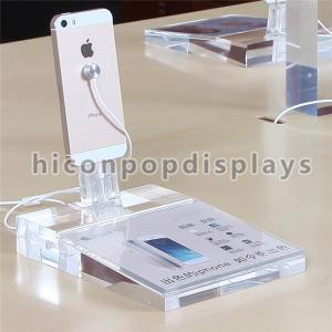 China Mobile Shop Clear Acrylic Display Rack Countertop For Smartphones Advertising wholesale