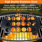 Nonstandard Standard ISO9001 Rohs CE 16949 Grill Rack for Chili Peppers Black
