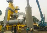 Yellow Color Stationary Asphalt Mixing Plant Stable Running High Performance