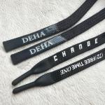 Sports Polyester Drawstring Cord Clothing Silicone Head Braided 5mm-8mm