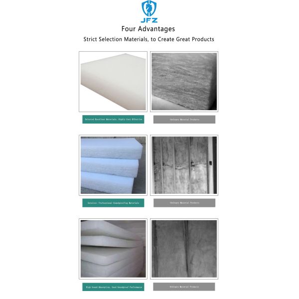 Heat Insulation Polyester Wool Building Material For Room Decor