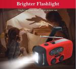 Gear Kit Emergency Survival Supplies Hand Crank Solar Radio Charger Cell Phone