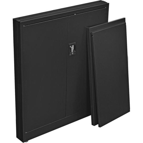 2 Doors Steel Cupboard Locker Foldable Storage Cabinets Long Lasting Durability