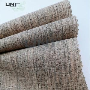 China handfeeling horse hair interlining for men‘s suit  with natural color wholesale