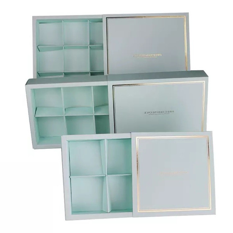 SGS Drawer Type Paper Chocolate Packaging Box With CMYK Printing