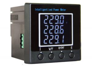 China Electrical Solar Digital Power Meter , Single Phase Power Meter Harmonics Analyzer wholesale