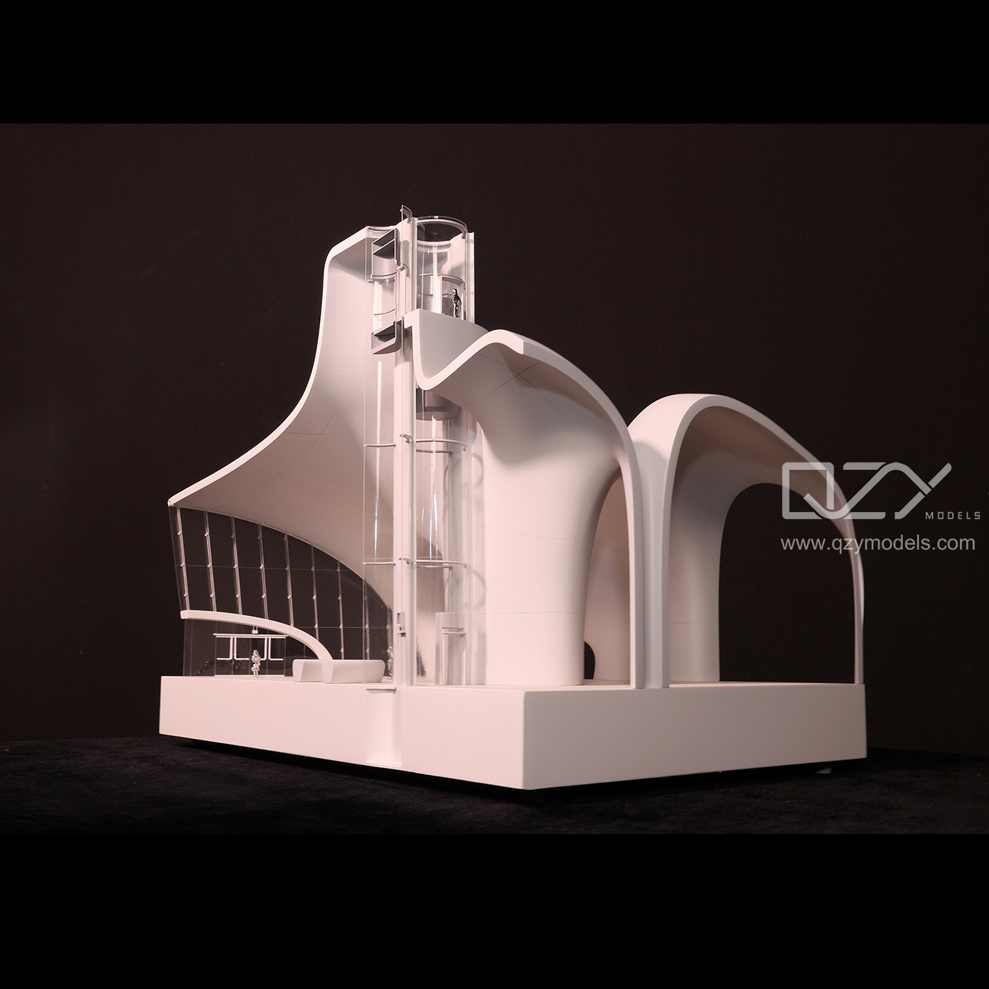 Structural Physical Architecture Model MAD 1:50 Lucas Museum Of Narrative Art Section